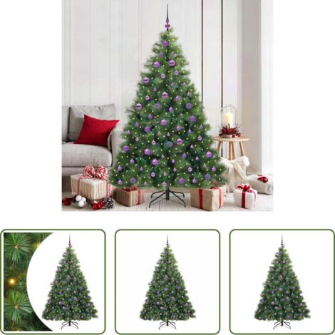 Luci LED -  Albero di Natale artificiale con 300 LED Verde 180 cm PE e PVC