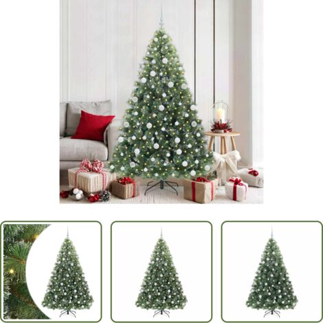 Luci LED -  Albero di Natale artificiale con 300 LED Verde 180 cm PE e PVC