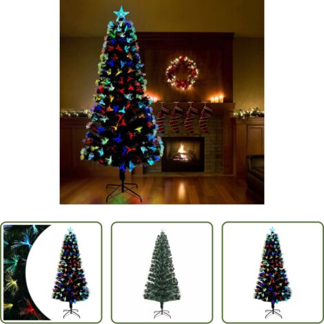 Luci LED -  Albero di Natale artificiale con 300 LED Verde 240 cm PVC