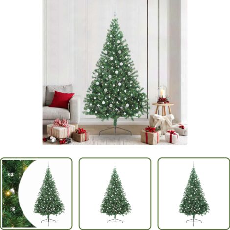 Luci LED -  Albero di Natale artificiale con luci integrate Verde 240 cm