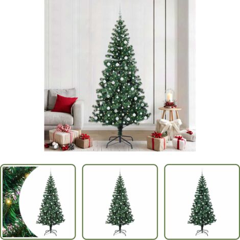 Luci LED -  Albero di Natale artificiale con luci integrate Verde 240 cm