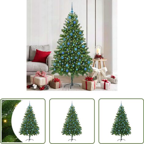 Luci LED -  Albero di Natale con 300 LED con supporto Verde 180 cm PE