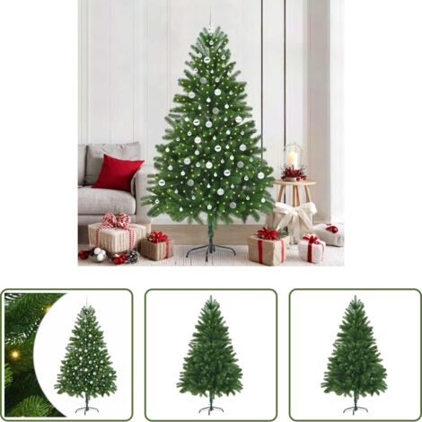 Luci LED -  Albero di Natale con 300 LED con supporto Verde 210 cm PE