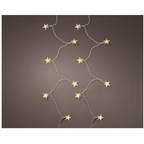 Luci Led c/stelle classic warm 460cm 8Funz OUT