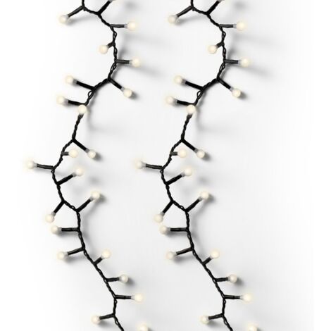 Luci LED Cherry Light nero/m.color 1100cm 8Funz OUT
