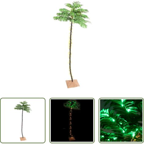 Luci LED -  Palma con LED Bianco Caldo 252 LED 400 cm