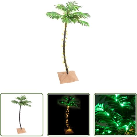 Luci LED -  Palma con LED Bianco Caldo 72 LED 120 cm