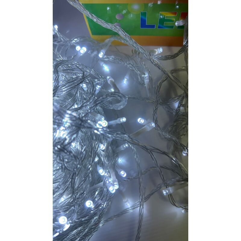 Luci Led per albero di natale decorazione con 8 giochi luce da 10/20/30/50 metri colori misti certificate IP65 prolungabile - LUNGHEZZA: 30 mt - 300