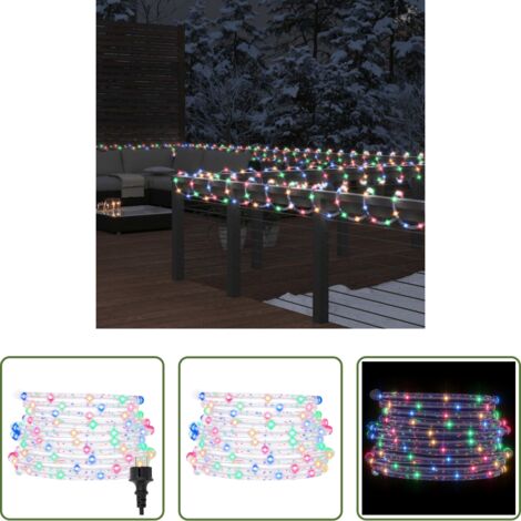 Luci LED -  Stringa di Luci con 1200 LED Multicolore 50 m in PVC