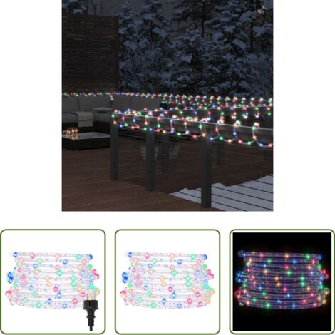 Luci LED -  Stringa di Luci con 480 LED Multicolore 20 m in PVC