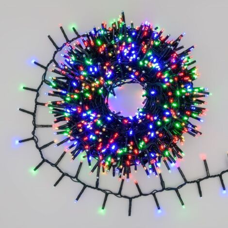 LUCI NATALE 500 LED X ESTERNO MULTICOLOR