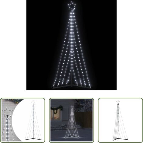 Luci natalizie -  Albero di Natale a LED 339 LED Bianco Freddo 182 cm