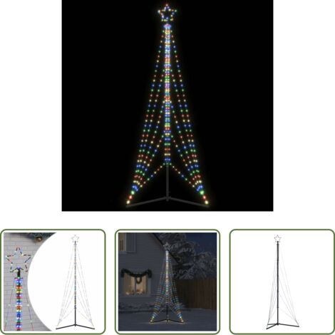Luci natalizie - Albero di Natale a LED 525 LED Colorato 302 cm