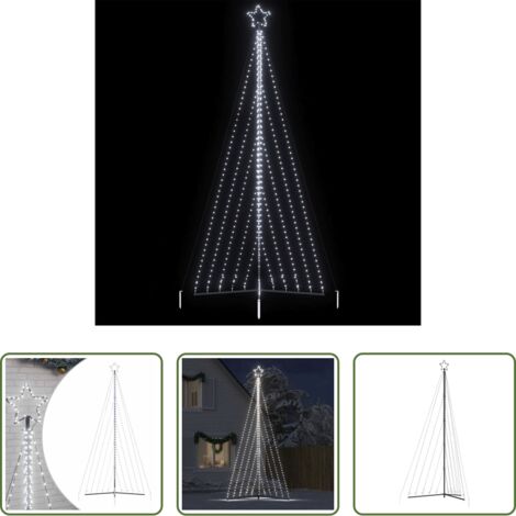 Luci natalizie -  Albero di Natale a LED 570 LED Bianco Freddo 399 cm