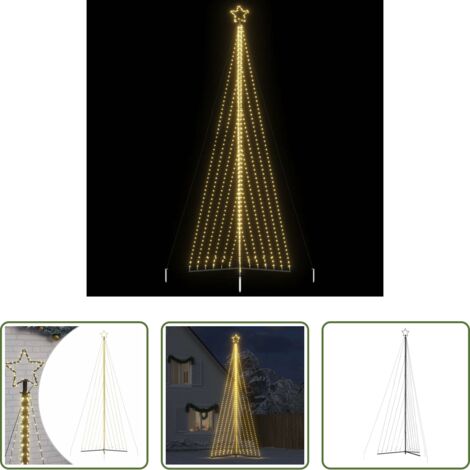 Luci natalizie -  Albero di Natale a LED 789 LED Bianco Caldo 476 cm