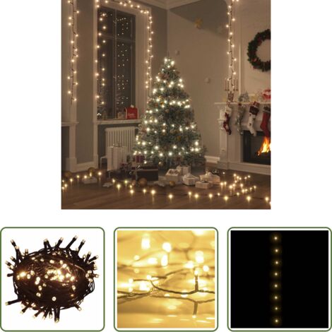 Luci natalizie -  Stringa di Luci con 300 LED Bianco Caldo 30 m in PVC
