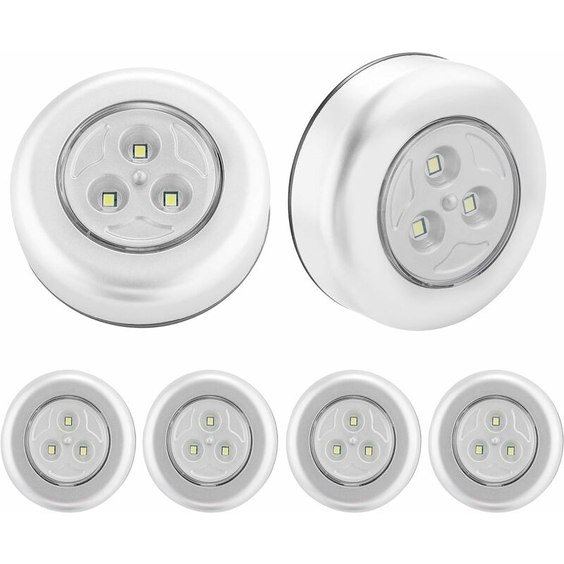 Luci notturne Lampada a led 6pcs led Spot Lamp