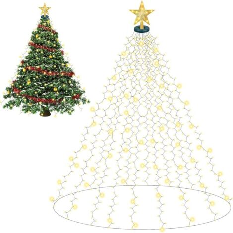 Luci per albero di Natale, 400 LED, 16 x 2 m di lunghezza, Luci per albero di Natale, Lumin