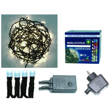 Luci per Albero di Natale Minilucciole da Esterno 180 Led Bianchi