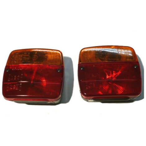 Luci per rimorchio a 4 funzioni - set di 2 luci