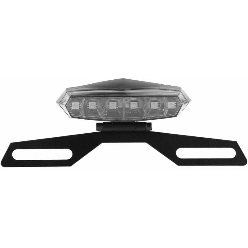 Supporti Per Targhe Staffa Porta-targa Con Luce A LED Ambrata Di - Foto 2