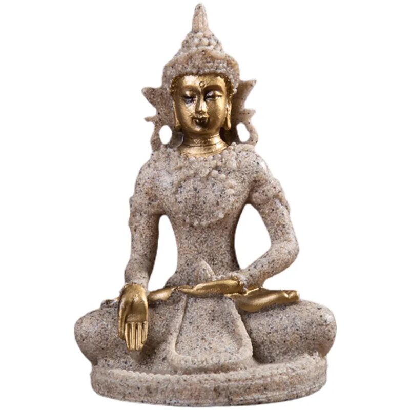 Figura di Buddha Statua buddista decorativa in