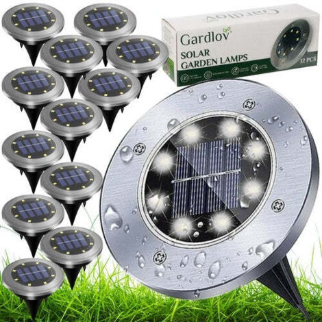 Luci solari da giardino - 12 pz. Gardlov 24001