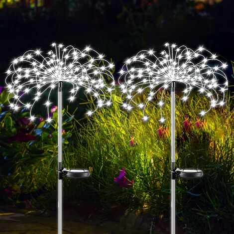 Luci Solari per Esterno 2 Pack, Nuove Luci Solari da Giardino Aggiornate,  Luci Solari da Esterno Impermeabili per Decorazioni da Giardino, Luci  Solari da Esterno per Decorazioni da Cortile : : Illuminazione