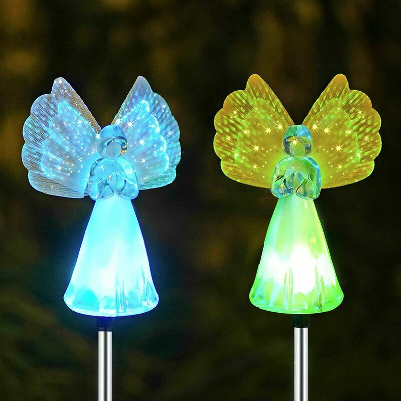 Luci solari da giardino per esterni, confezione da...