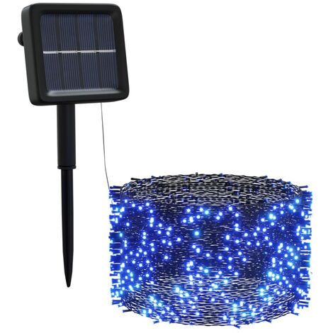 Luci Solari Fatate 5 pz 5x200 LED Blu Interni Esterni vidaXL