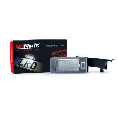 Luci targa a LED 6000K Bianco freddo 12V CANBUS per Audi Q5 A4 A5 TT Skoda Fabia Yeti VW Passat