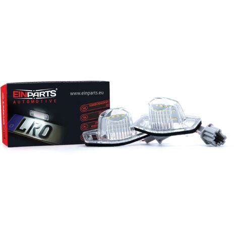 Luci targa a LED 6000K bianco freddo 12V CANBUS per Honda CR-V III, FR-V, Insight II FL 5D, logo 3D, Odyssey, Stream I, Jazz II