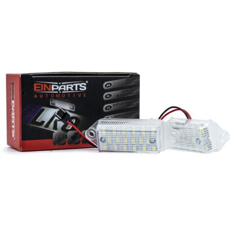 Luci targa a LED 6000K bianco freddo 12V CANBUS per Mitsubishi Lancer 2001-2017, Lancer Evolution X 2007-2016