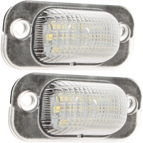 Luci targa a LED per VW Golf II Jetta II Seat Toledo I, set da 2 pezzi