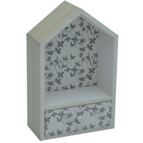 Lucia Casetta Holzregal mit Schublade cm18x8h28,5