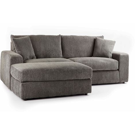 main image of "Luciana Luxury Jumbo Cord Corner Sofa"