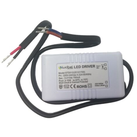 Lucibel STD012 Standard-LED-Treiber 3 bis 10 W max. (700 mA)