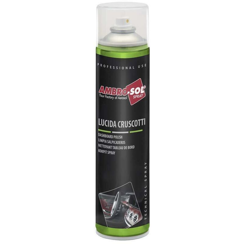 Image of Lubex - Lucida cruscotti spray pulizia auto cruscotto antistatico ambrosol a451 600ml