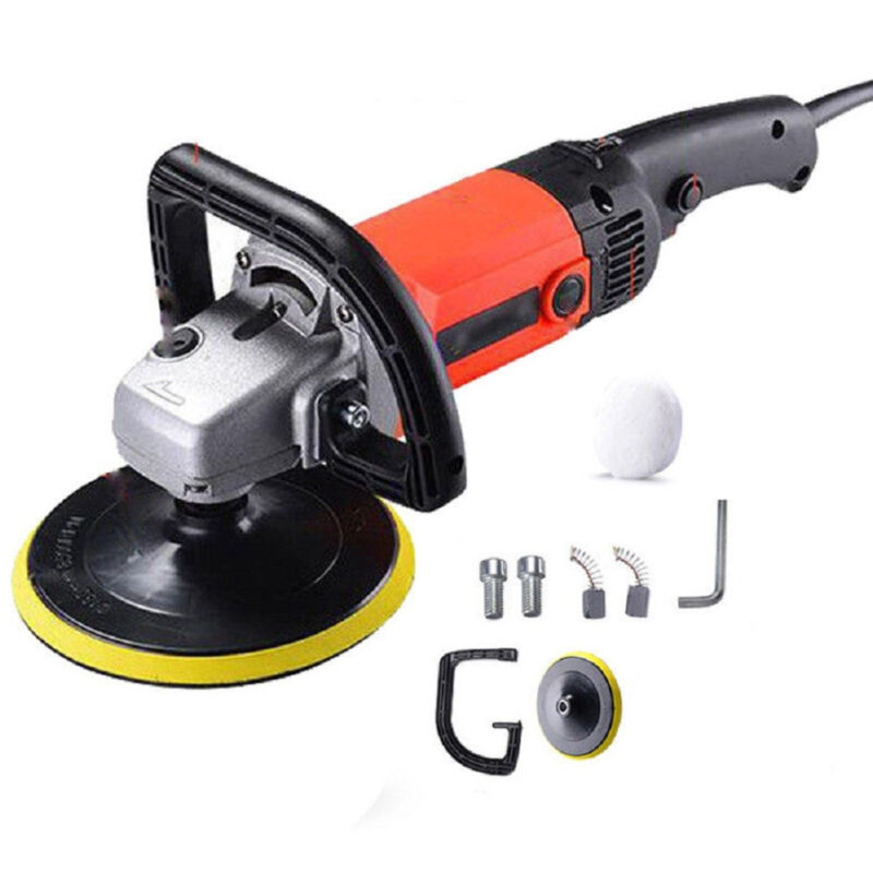 Trade Shop - elektrische winkelpoliermaschine 2380W 180MM auto motorrad boot wachsmaschine -