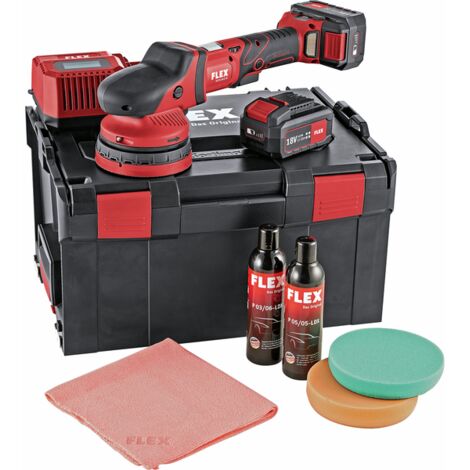 Lucidatrice eccentrica 18V XFE 15 150 18.0-EC/5.0 P-Set C FLEX - 2 batterie + caricabatterie - in confezione - 461245