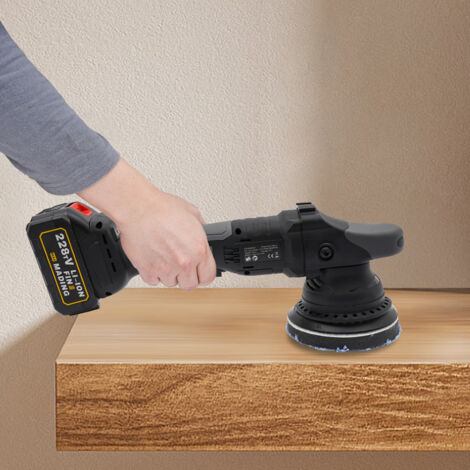 Lucidatrice orbitale a batteria, lucidatore 3 velocità 21V per auto