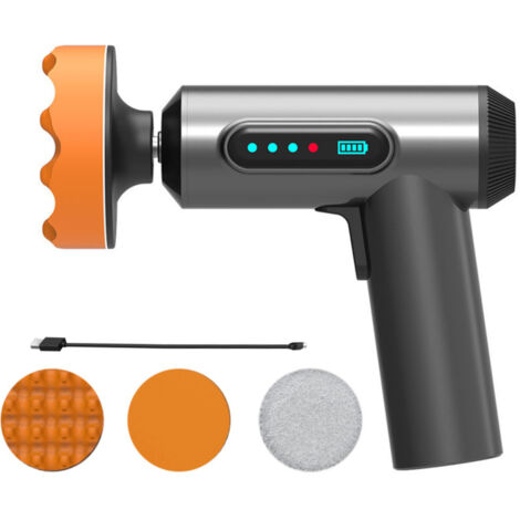 Lucidatrice per auto senza fili, kit di lucidatura con ricarica USB e display digitale per la manutenzione domestica
