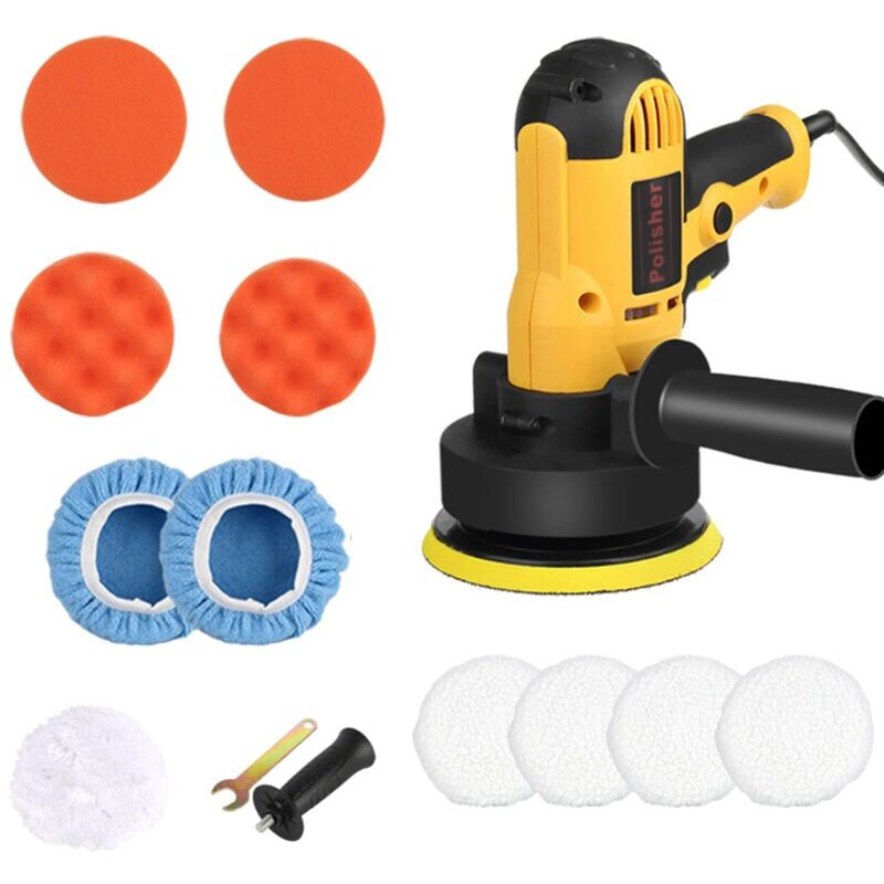 Image of SNQ - Lucidatrice per auto , lucidatrice elettrica da 700 w per metallo e mobili, lucidatrice per vetri sigillante multifunzionale, lucidatura per