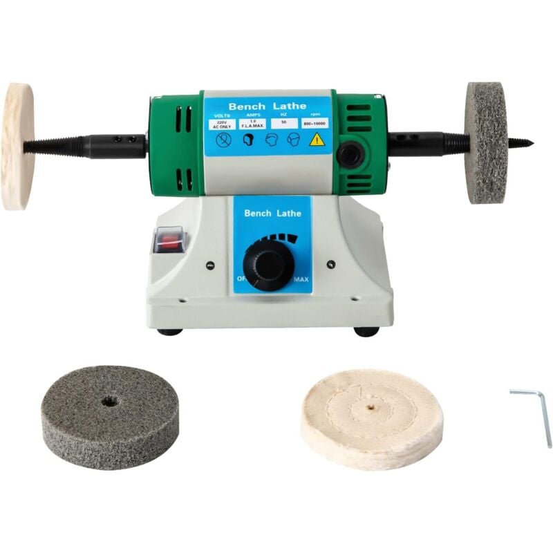 Image of Gojoy - Lucidatrice per Gioielli, Set di lucidatrici 220V 320v, lucidatrice e lucidatrice regolabile, motore a doppio isolamento, per taglio,