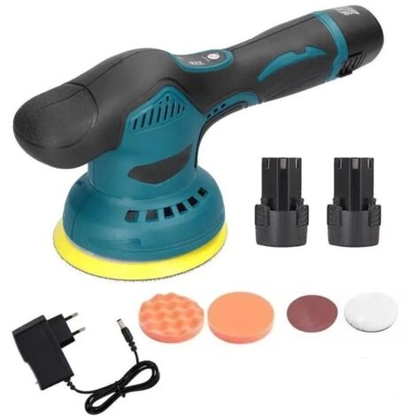 LUCIDATRICE ROTORBITALE DOPPIA BATTERIA 18V 8 VELOCITÀ LEVIGATRICE PER AUTO SMAL