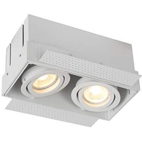 Lucide 09925/02/31 Faretto da Incasso, Alluminio, 10W, Bianco