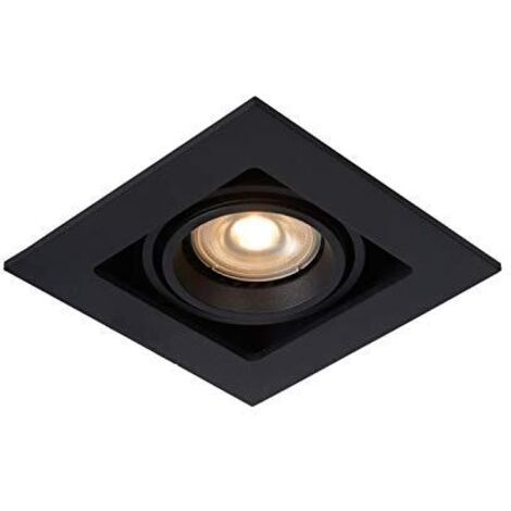 Lucide 09926/01/30 Faretto da Incasso, Alluminio, 50 W, Nero