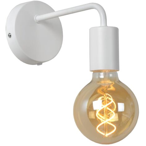 Lucide 45265/01/31, lampada da parete, Metallo, 40 W Vintage bianco