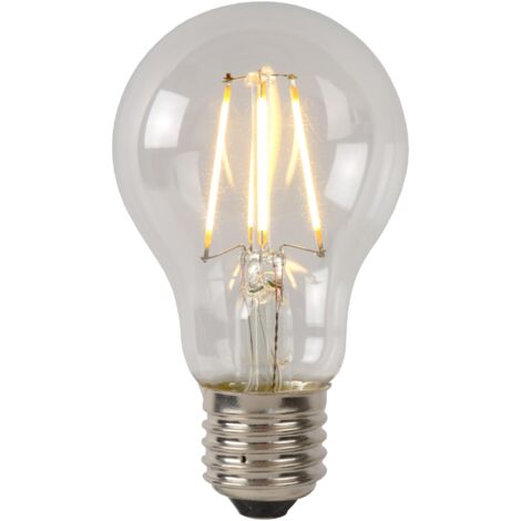 Lucide A60 Class B - Glühfadenlampe - Ø 6,4 cm - LED Dim. - E27 - 1x7W 2700K - Transparent