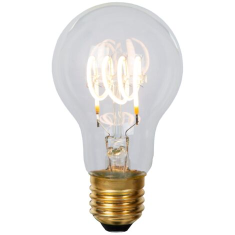 Lucide A60 - Glühfadenlampe - Ø 6 cm - LED Dim. - E27 - 1x4,9W 2700K - Transparent
